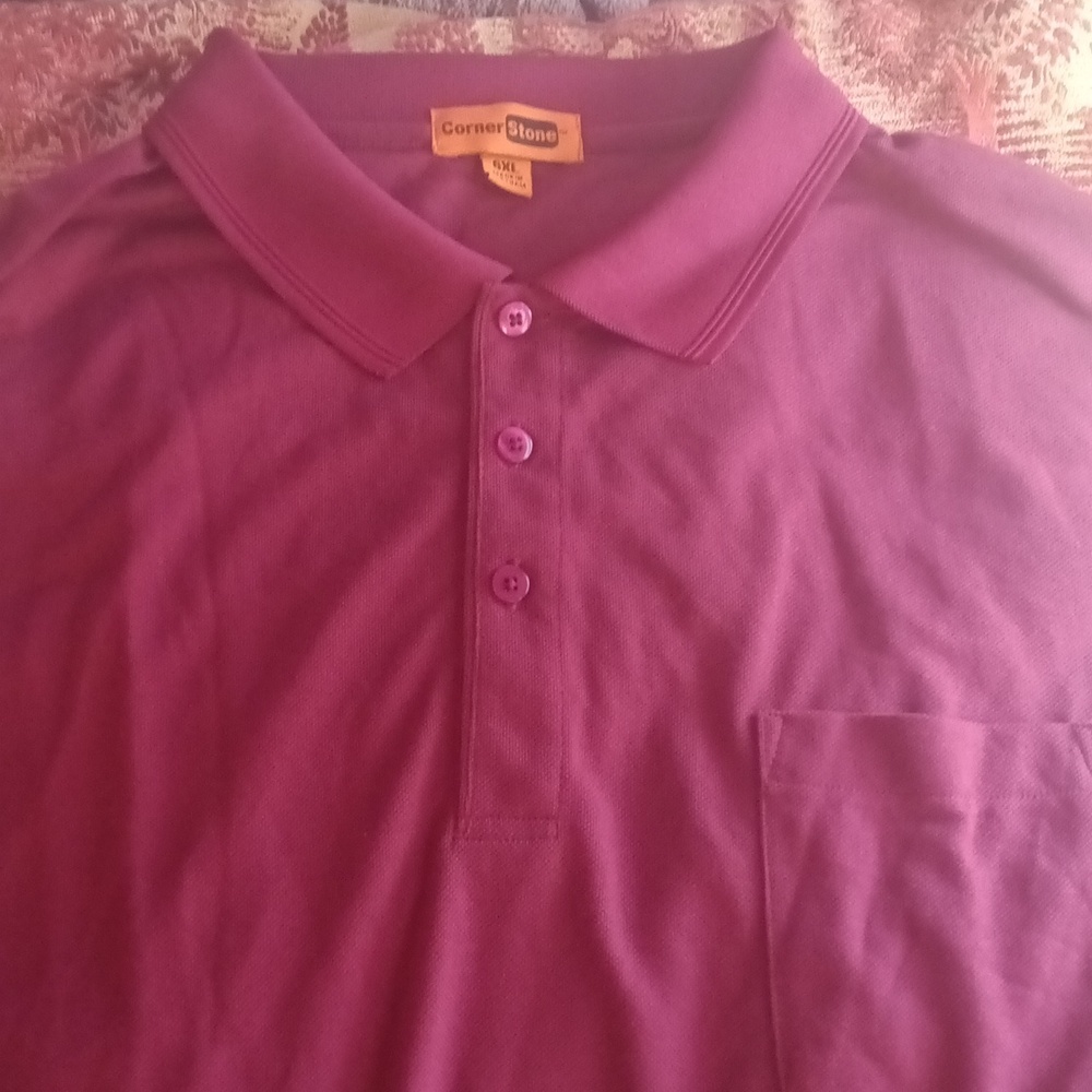 nwot mens corner stone short sleeve polo shirt
